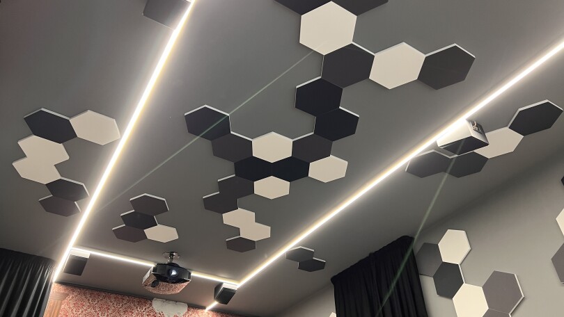 Sala cinema Varese - Dettaglio soffitto